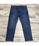 Levi&#39;s Jeans 505 Regular Fit Mens Size 38x30 Blue Medium Wash Straight Leg - $34.40 CAD