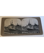 Vintage Ship In Dry Dock Stereoview Card - £3.87 GBP