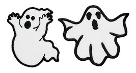 Cute Ghost 2&quot; Embroidered Iron On Patch Halloween Spooky Scary Trick Or ... - $4.85