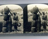 One Load for a 12 Inch Gun Projectile Keystone Stereoview World War One  - $17.82