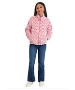 Pacific Trail Girls Boys Jacket Pink Floral Pockets Fleece Plush Full-Zip - $708.86 MXN