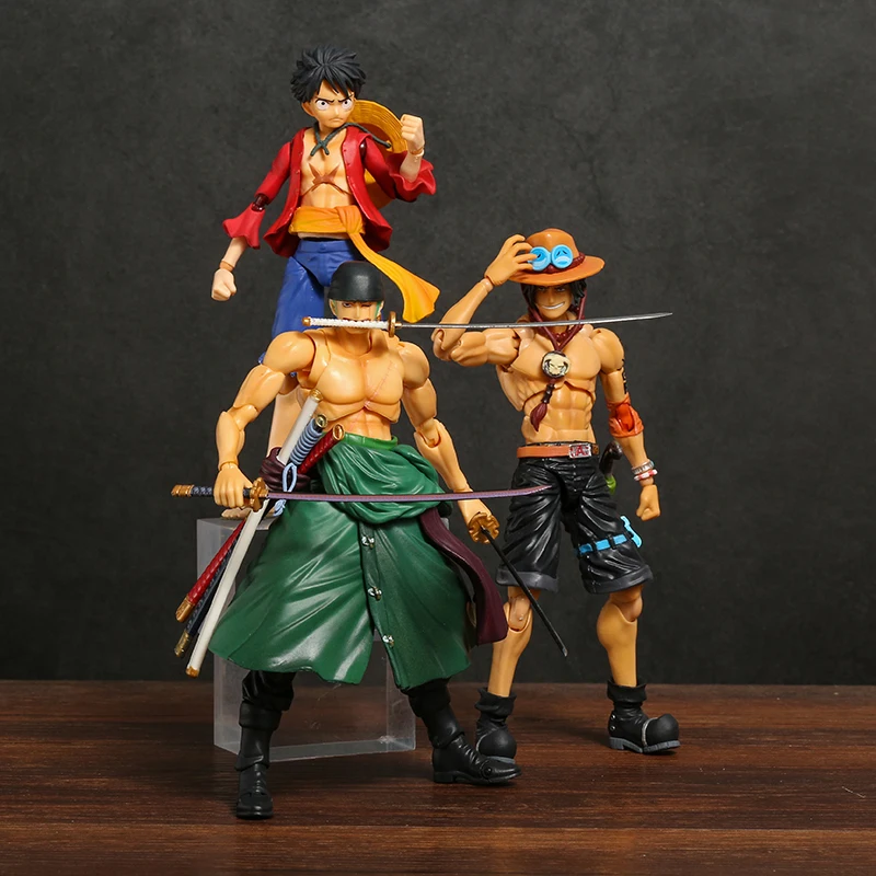 MH Variable Action Heroes One Piece Portgas D Ace Monkey D Luffy Roronoa Zoro - £23.30 GBP+