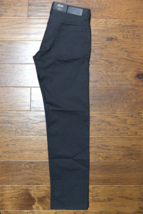 Hugo Boss $178 Maine Men&#39;s Regular Fit Black Stretch Cotton Casual Pants 33X32 - £54.25 GBP