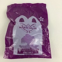The Masked Singer McDonald&#39;s Happy Meal Toy Plush #10 T-Rex Dino New Sealed 2023 - £10.24 GBP