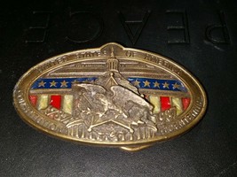 United States of America Constitution Bicentennial Belt Buckle Starshine... - $24.99