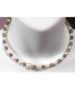 Vintage Lia Sophia Pearl Choker Necklace 16" - $25.99