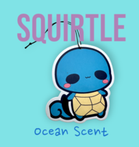 Pokemon Squirtle Adorable Car Home Office Hanging Air Freshener(Ocean Scent) - £6.32 GBP