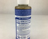 Dr Bronner&#39;s Pure Castile Soap 4oz Peppermint Concentrated Organic Fair ... - £6.03 GBP