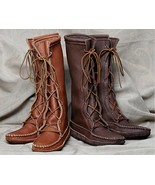 Womens Leather Knee Boots Made To Order In USA - £198.92 GBP