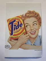 Tide Laundry Detergent Oceans Of Suds VINTAGE STYLE Advertisement Postca... - £3.88 GBP