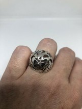 Vintage Moon Star Ring 925 Sterling Silver Size 7 - £67.62 GBP