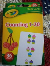 CRAYOLA LEARNING FLASH CARDS Age 3+, 36 Cards/Pk, Select: Learning Pack - $15.99