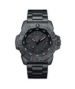 WATCHES LUMINOX BRAND WRIST WATCH MENS US NAVY SEAL BLACKOUT STAINLESS S... - £431.41 GBP