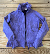 Lululemon Women’s Full Zip Scuba Jacket size 8 Purple M5 - £46.15 GBP