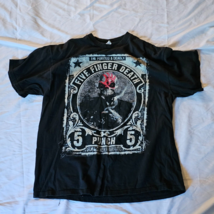 Five Finger Death Punch T-Shirt XL Black Heavy Metal Band Tour Merch Tee... - $49.49