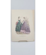 &#39; Petit Courrier Des Dames&#39; Purple Original Lithograph by Paul Lacourièr... - £149.83 GBP