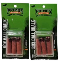 Turkey Primos Hunting Box Call Red Chalk Wax Free Turkey Accessory Lot of 2  - $12.86