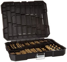 230 Pieces Titanium Twist Drill Bit Set, 135° Tip High Speed, with Hard Storage - $36.99