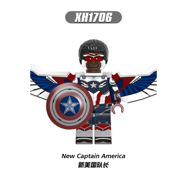 Primary image for Marvel Captain America (Sam Wilson) (MCU) XH1706 Custom Minifigures