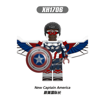 Marvel Captain America (Sam Wilson) (MCU) XH1706 Custom Minifigures - £1.79 GBP