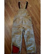 Vtg Carhartt Overalls Mens 40x30 Duck Insulated Double Knee Distress USA... - €65,92 EUR