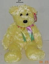 TY Beanie Buddies 12&quot; SHERBET The Yellow bear plush toy - $14.71