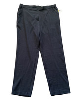 Womens Allison Daley 18W Pants Gray Pockets Comfort Waist Back To School - $19.78