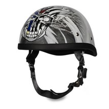 Daytona Helmets Skull Cap EAGLE- W/ Thunder No DOT Motorcycle Helmet 6002TH - £51.05 GBP