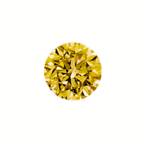 Natural Diamond 2.1mm Round VVS Clarity Vivid Yellow Color Brilliant Cut Fancy L - £45.82 GBP