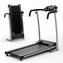 Folding Treadmill with 12 Preset Programs and LCD Display-Black - $425.49