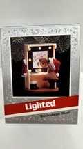 Vintage 1989 Lighted Backstage Bear Antique Hallmark Keepsake Ornament - $4.95