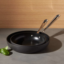 All-Clad  HA1 Hard Anodized 8 inch &amp; 10 inch fry pan set - £36.56 GBP