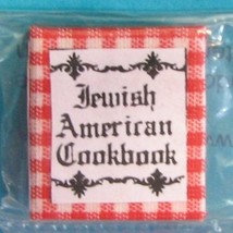 Jewish American Cookbook Readable Book JH5 By Barb DOLLHOUSE Miniature - £12.52 GBP