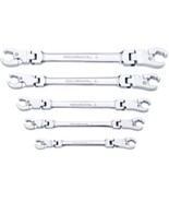 GearWrench 5 Piece Ratcheting Flex Head Flare Nut SAE Wrench Set - $436.69 CAD