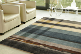 New Gabbeh Runner 4&#39;x12&#39; ft Hand Knotted 100% Woolen Area Rugs &amp; Carpet - £583.09 GBP