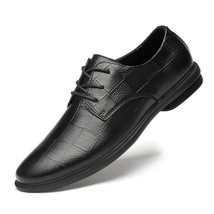 High Quality Leather Shoes Men Breathable Flats Fashion Men Casual Shoes... - £58.59 GBP