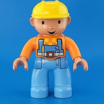 Duplo Lego 3597 Bob Builder Replacement Bob Figure Minifig Male Construction - £7.08 GBP