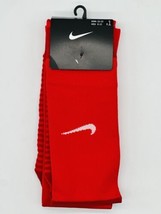 NEW Nike MatchFit Red Knee High Soccer Socks CV1956-657 Size Large - £15.78 GBP
