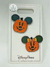 Disney Parks Halloween Mickey Minnie Pumpkins Pin Set of 2 Trading Pins ... - £20.96 GBP