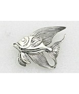 Vintage Fish Pin REAL SOLID .925 Sterling Silver 20.2 g - $202.86