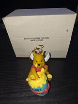 Disney Grolier Winnie The Pooh Angel Magic Ornament Hunny Pot Vintage - $12.95