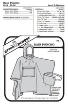 Adults Rain Poncho #511 Sewing Pattern (Pattern Only) gp511 - $8.00