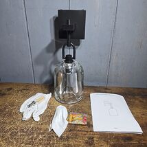 Botanist Cloche Crystal Wall Sconce, Modern Brass and Crystal Bathroom W... - $3,087.73 MXN