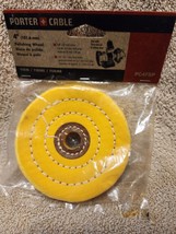 Porter Cable 4-Inch Cotton Firm Buffing Polishing Wheel Pad Yellow PC4FBP - New - £5.41 GBP