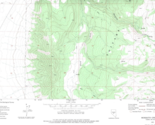 Mosquito Creek, Nevada 1971 Vintage USGS Topo Map 7.5 Quadrangle Topogra... - $23.99