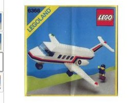 LEGO 6368 Classic Town Airport Jet Airliner Complete - $40.00