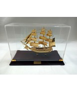 Home Decoration and More USS Constitution model in vitrine 27X10X20cm  - £58.63 GBP