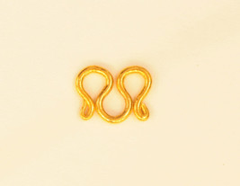 Solid Pure 22K 22KT Gold M Clasp For 22K 23K 24K For 1/4 Baht Necklace - £55.38 GBP