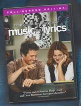 Sealed Music and Lyrics DVD-Full-Screen Edition-Hugh Grant, Drew Barrymore - £7.27 GBP