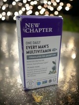 New Chapter Every Man&#39;s One Daily 40+ Plus Multi 72 Tablets Exp 01/2025 Sealed - £29.24 GBP